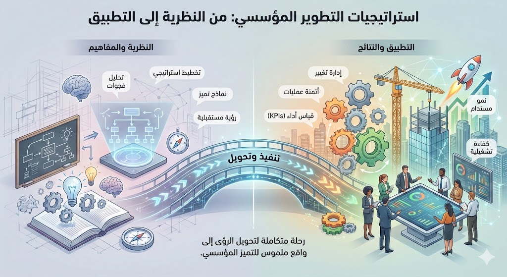 استراتيجيات التطوير المؤسسي: من النظرية إلى التطبيق