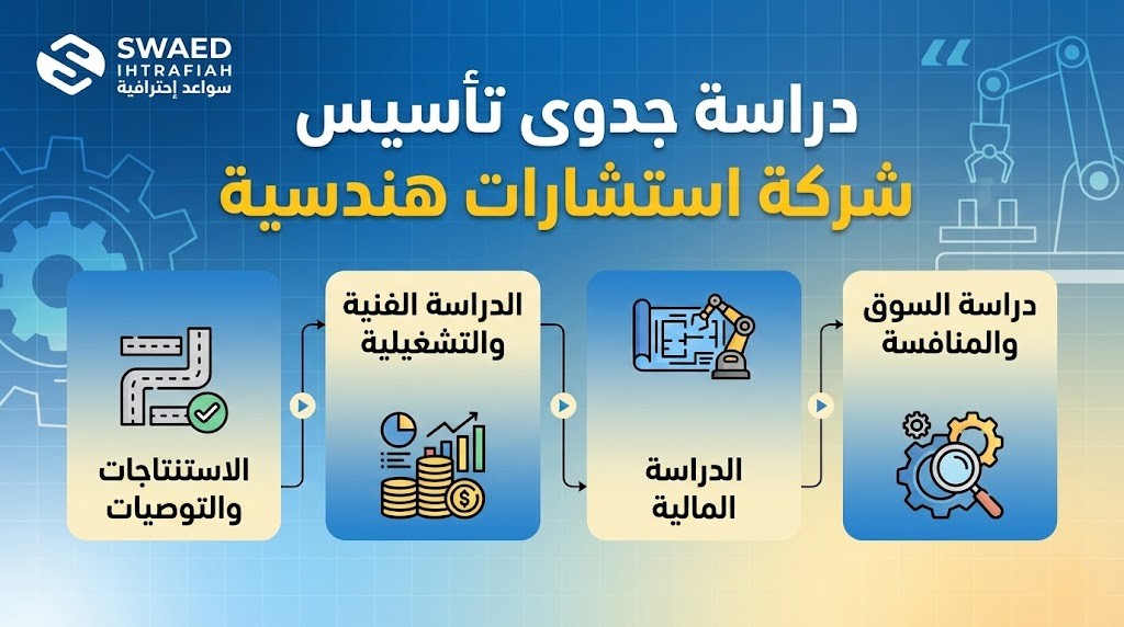 دراسة جدوى تأسيس شركة استشارات هندسية