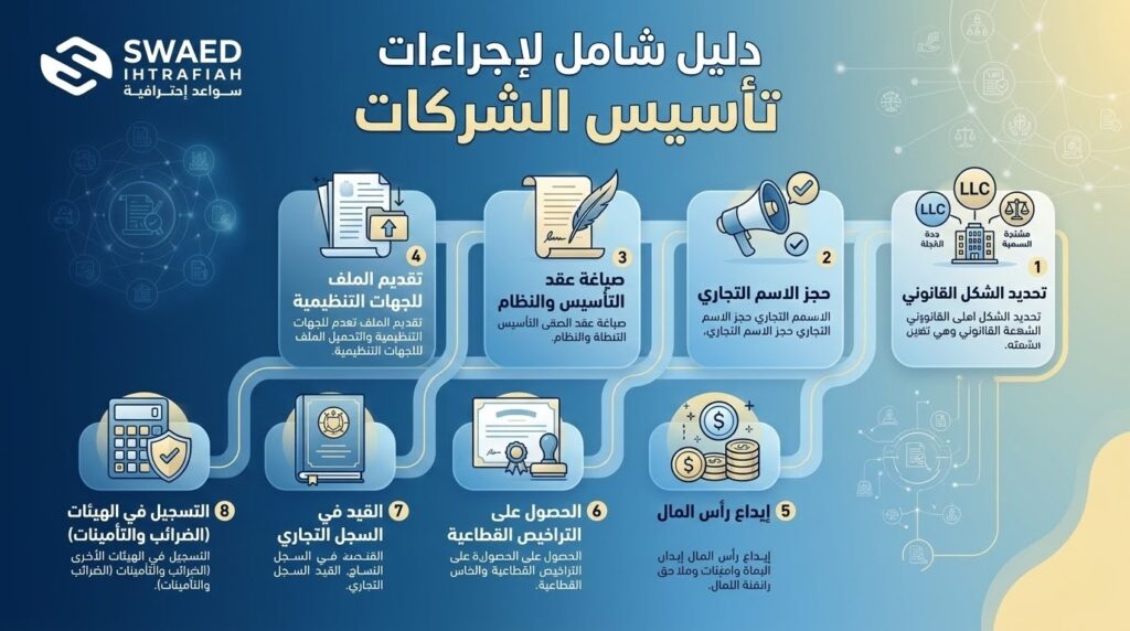 إجراءات تأسيس الشركات