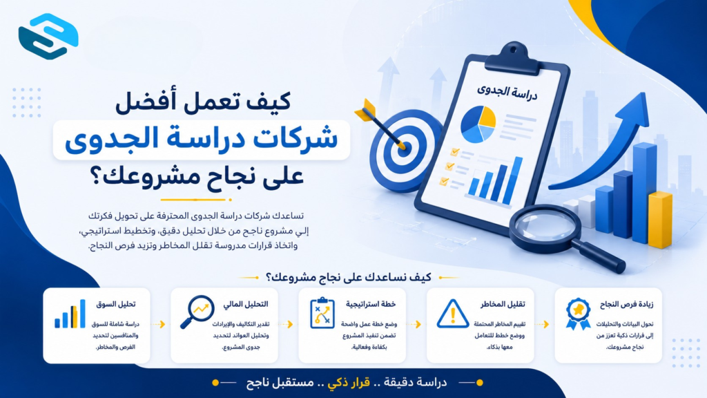 أفضل شركات دراسة الجدوى في السعودية | دليل شامل لاختيار الشركة المناسبة 2 كيف تعمل أفضل شركات دراسة الجدوى على نجاح مشروعك؟