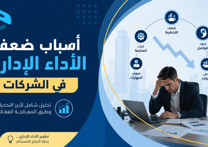 أسباب ضعف الأداء الإداري في الشركات