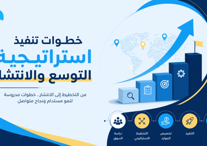 خطوات تنفيذ استراتيجية التوسع والانتشار