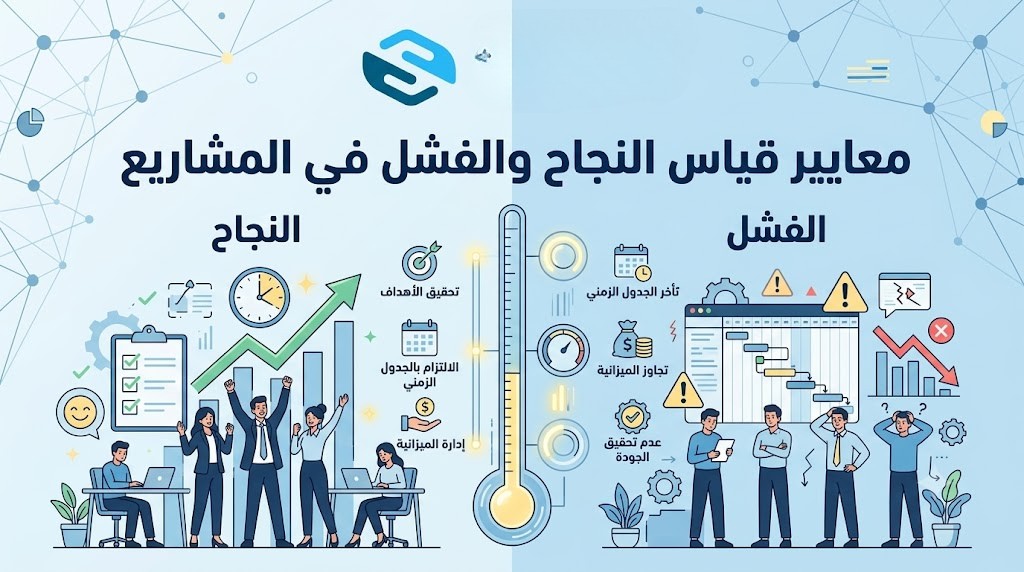 معايير قياس النجاح والفشل في المشاريع