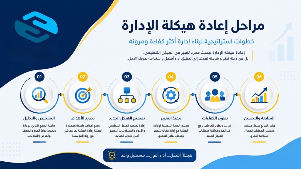 كيف اعيد هيكلة الادارة؟