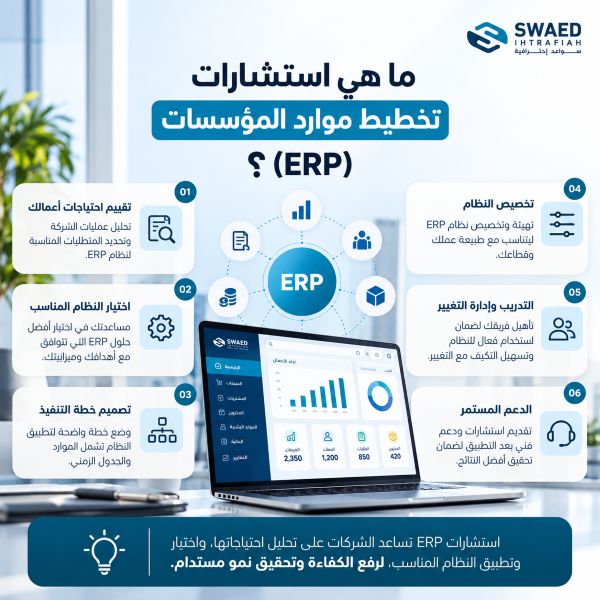 ما هي استشارات تخطيط موارد المؤسسات ERP؟